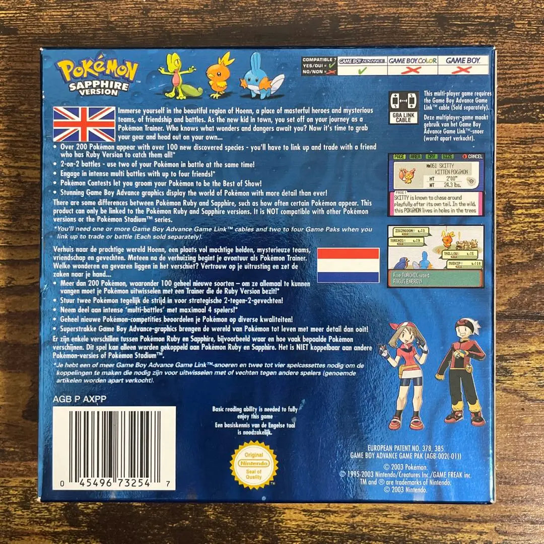 [GBA] Pokémon Zafiro versión europea