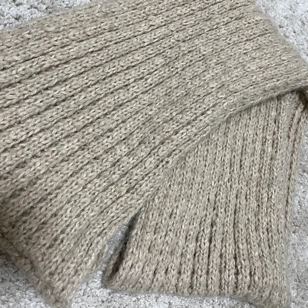 [Final price] Tip Top Beige knit neck warmer scarf Autumn/Winter