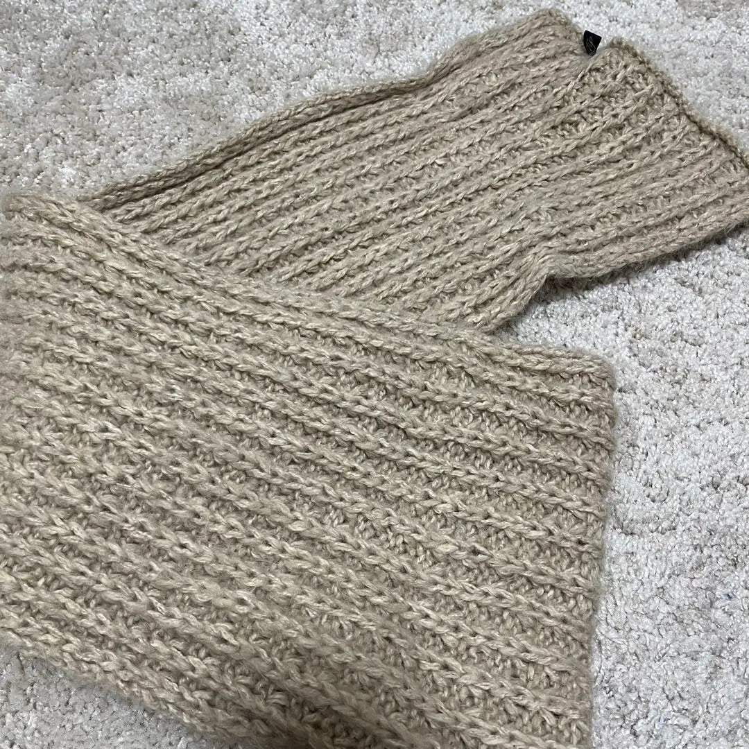 [Final price] Tip Top Beige knit neck warmer scarf Autumn/Winter