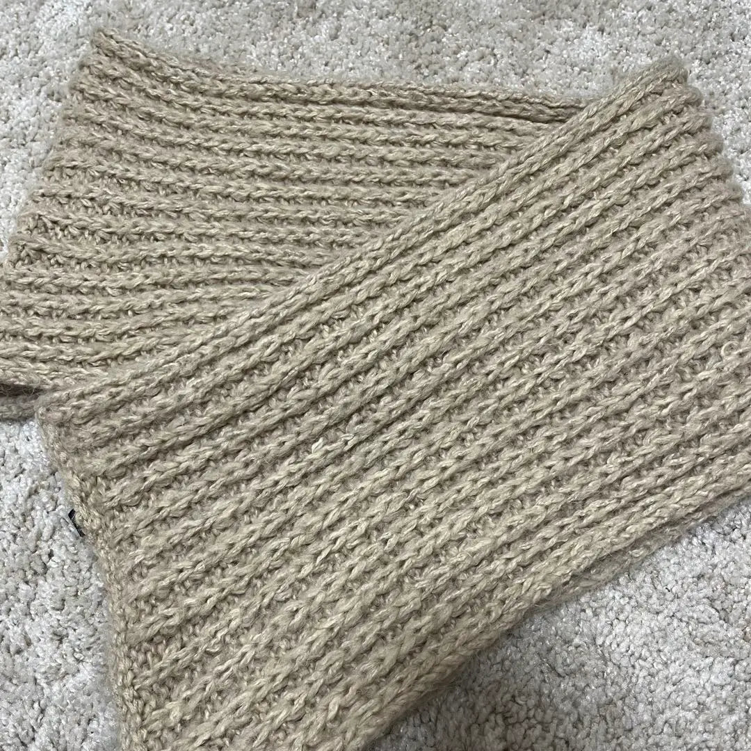 [Final price] Tip Top Beige knit neck warmer scarf Autumn/Winter