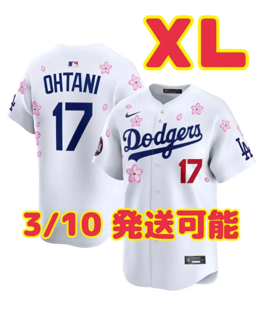 [Nuevo, talla XL] Uniforme OHTANI de los Dodgers de la MLB de Murakami Takashi