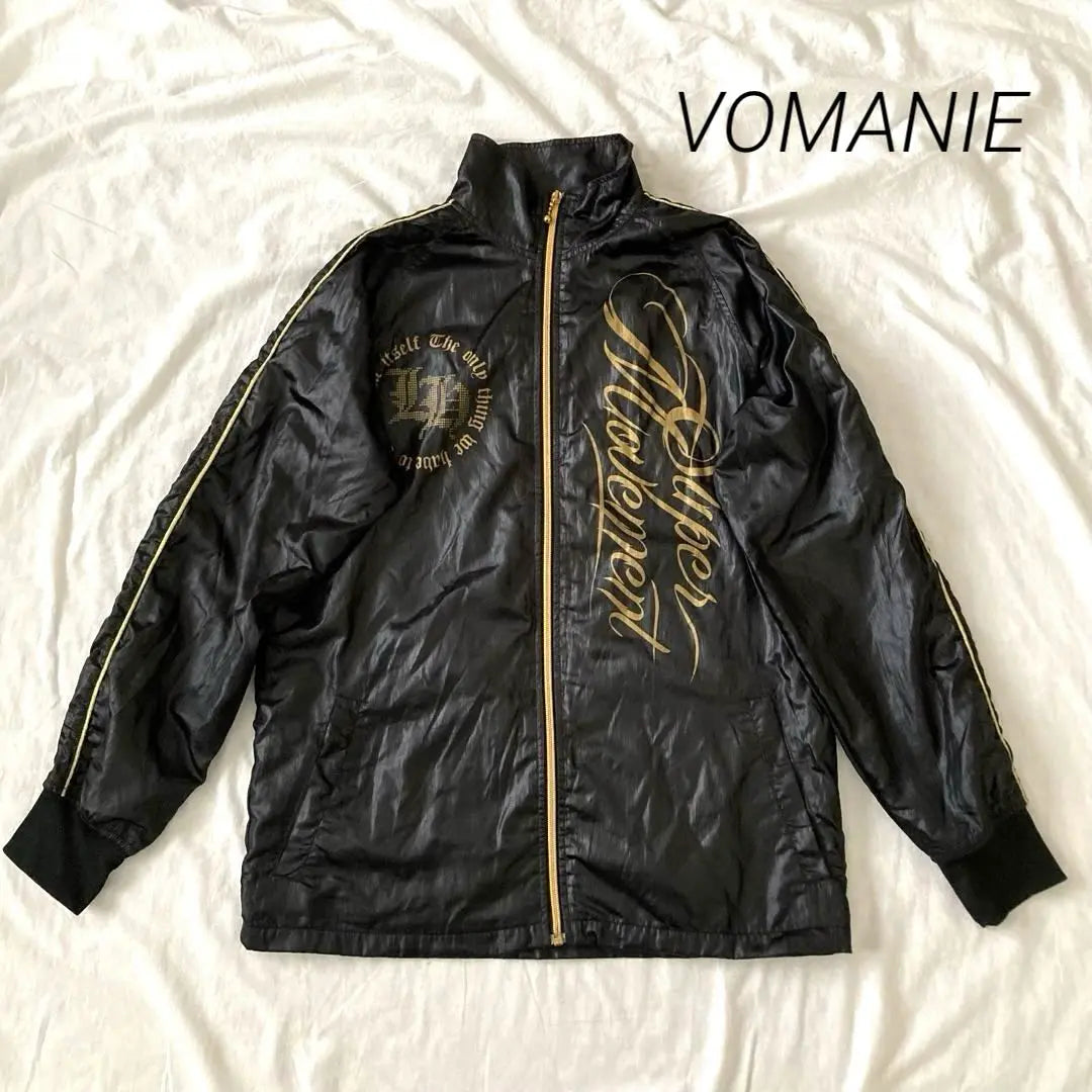 VOMANIE Chaqueta cortavientos de nailon de punto M para hombre | VOMANIE メンズ M ジャージ ナイロンジャケット ウィンドブレーカー