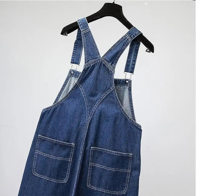 Large size women's overalls overalls denim new pants