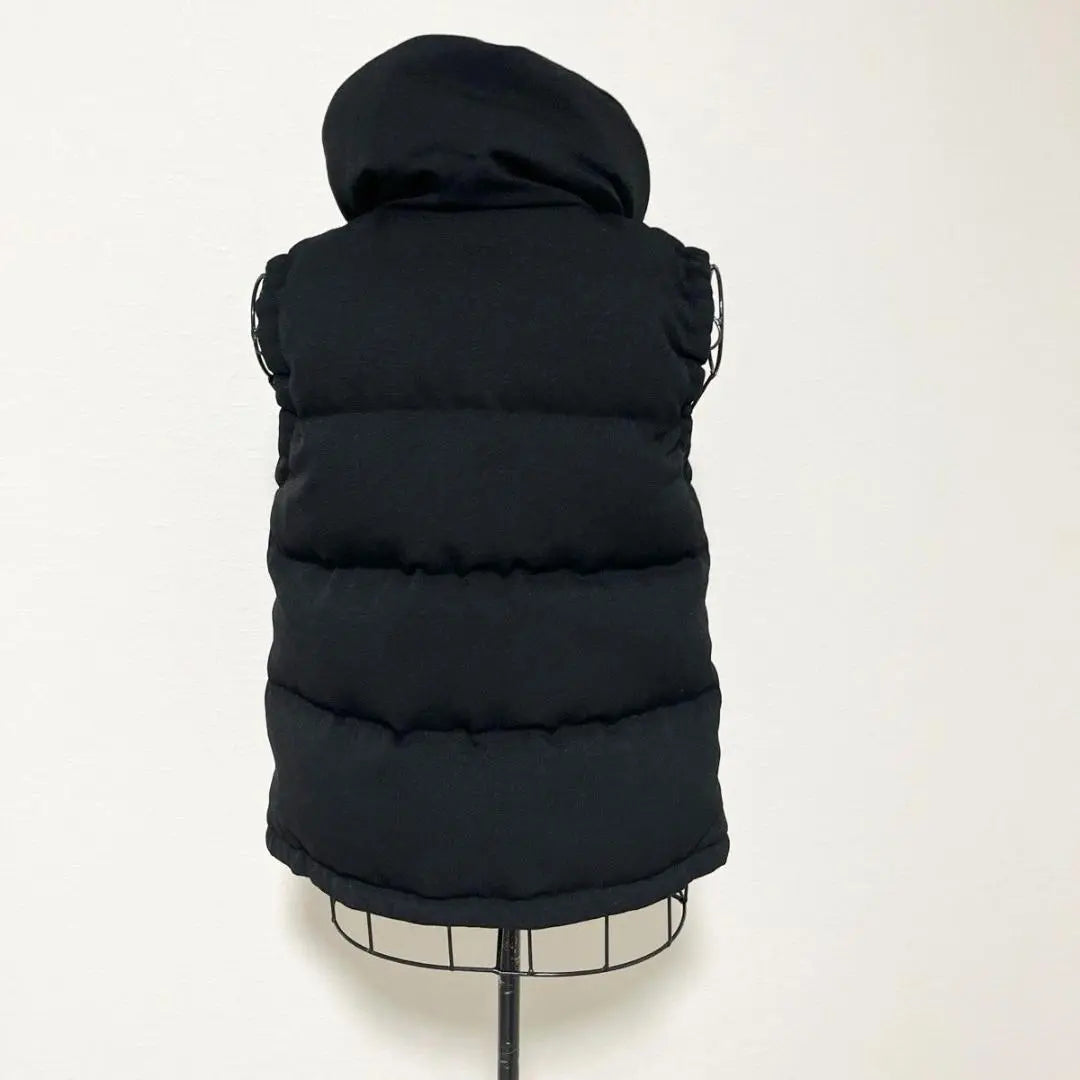 Framework Down Vest S Black Gold Button Casual Clean Autumn/Winter Cold Protection | フレームワーク ダウンベスト S 黒 金ボタン カジュアル 清楚 秋冬 防寒