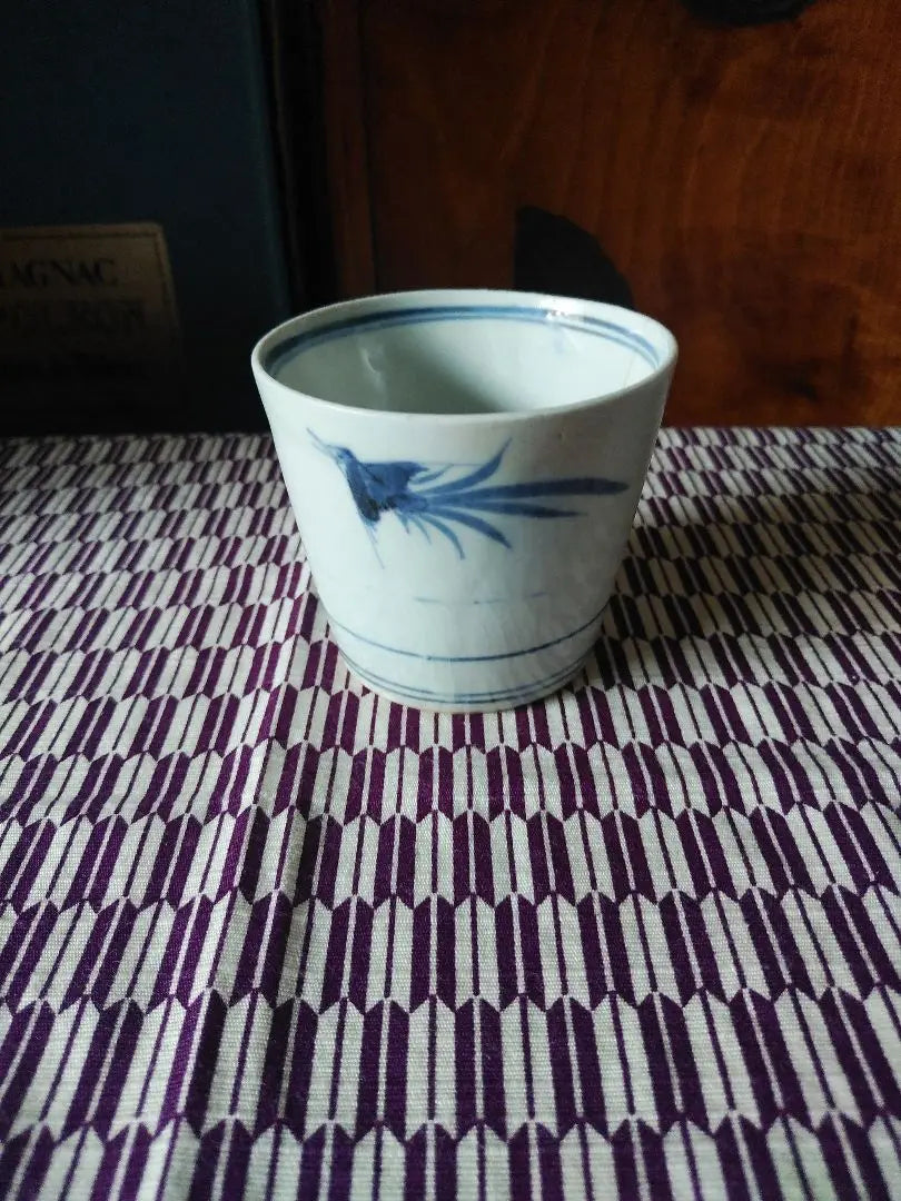 Rare Old Tobe, Blushed, Willow, Tsubame-bun Soba Cup, Old Imari Soba Cup, Freshed, High-Stand-Stand-Stand-Stand-Stand-Stand-Stand-Stand-Stand-Stand-Stand-Stand-Stand-Stand-Stand-Stand-Stand-Stand-Stand-Stand-Stand-Stand-