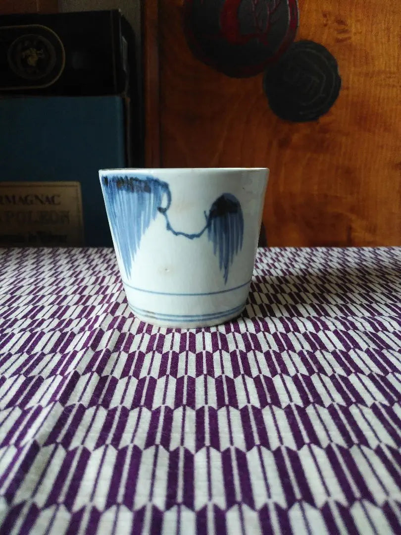 Rare Old Tobe, Blushed, Willow, Tsubame-bun Soba Cup, Old Imari Soba Cup, Freshed, High-Stand-Stand-Stand-Stand-Stand-Stand-Stand-Stand-Stand-Stand-Stand-Stand-Stand-Stand-Stand-Stand-Stand-Stand-Stand-Stand-Stand-Stand-