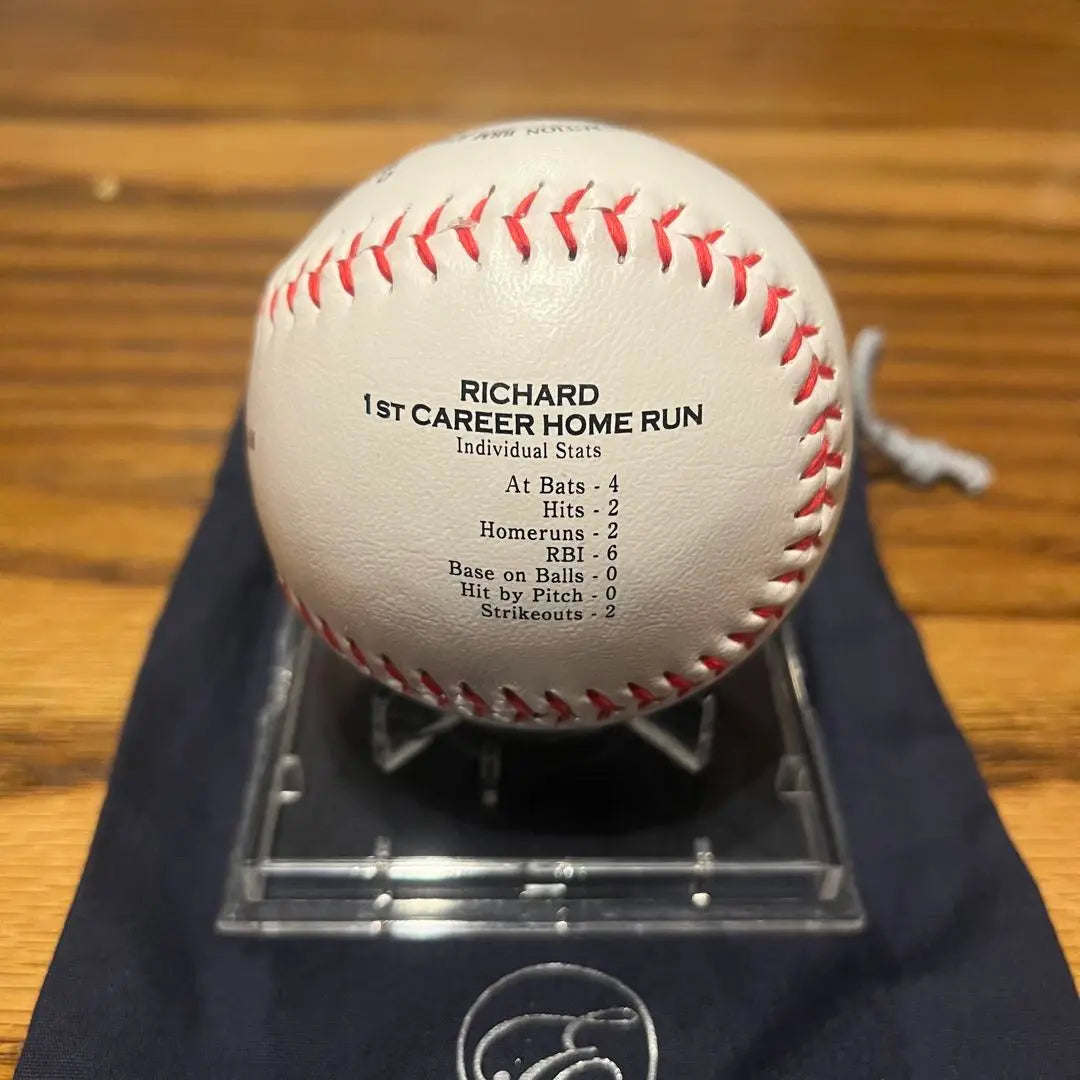 [Limited to 50 units] Softbank Hawks Richard's first professional home run autographed by autograph