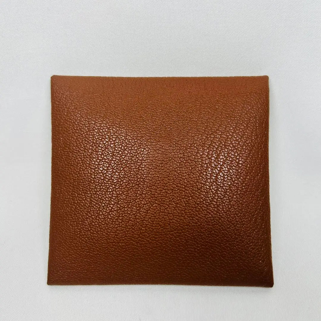 [Unused grade] HERMES Bastia Coin Case Coin Purse Brown