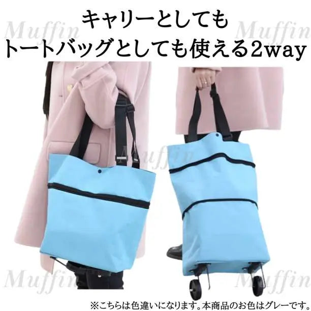 290 Eco Carry Bag Gray Eco Bag Carry 2way with casters