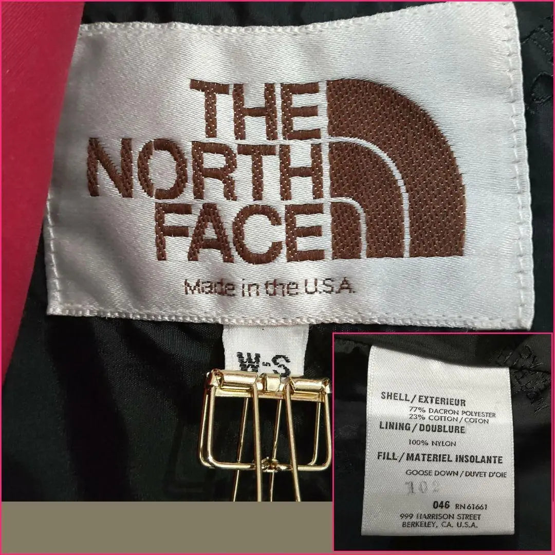 [THE NORTH FACE] Chaqueta de plumón de ganso de lujo North Face Down S