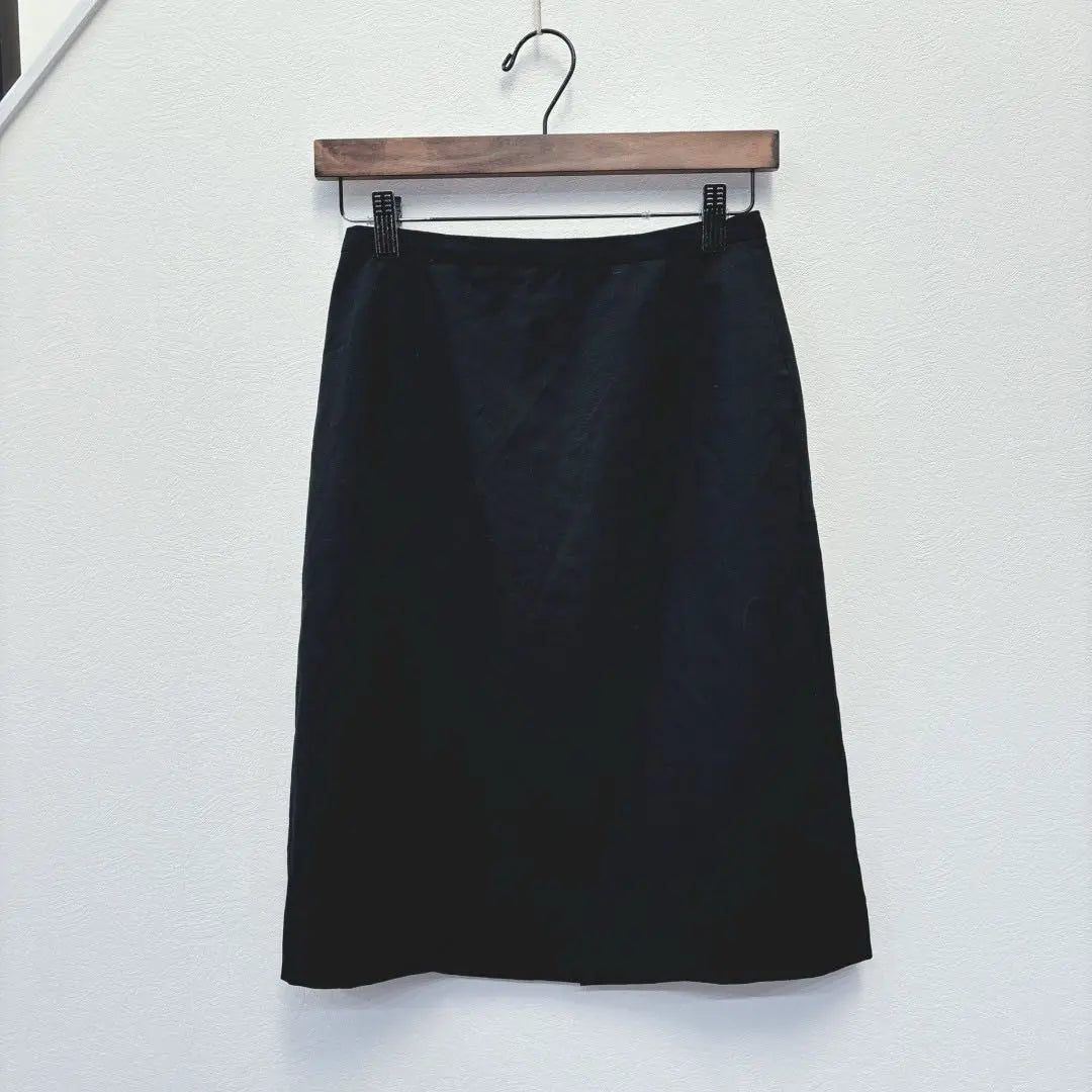 Ozoc [38] Trapezoidal skirt Black World High Quality Zip-up