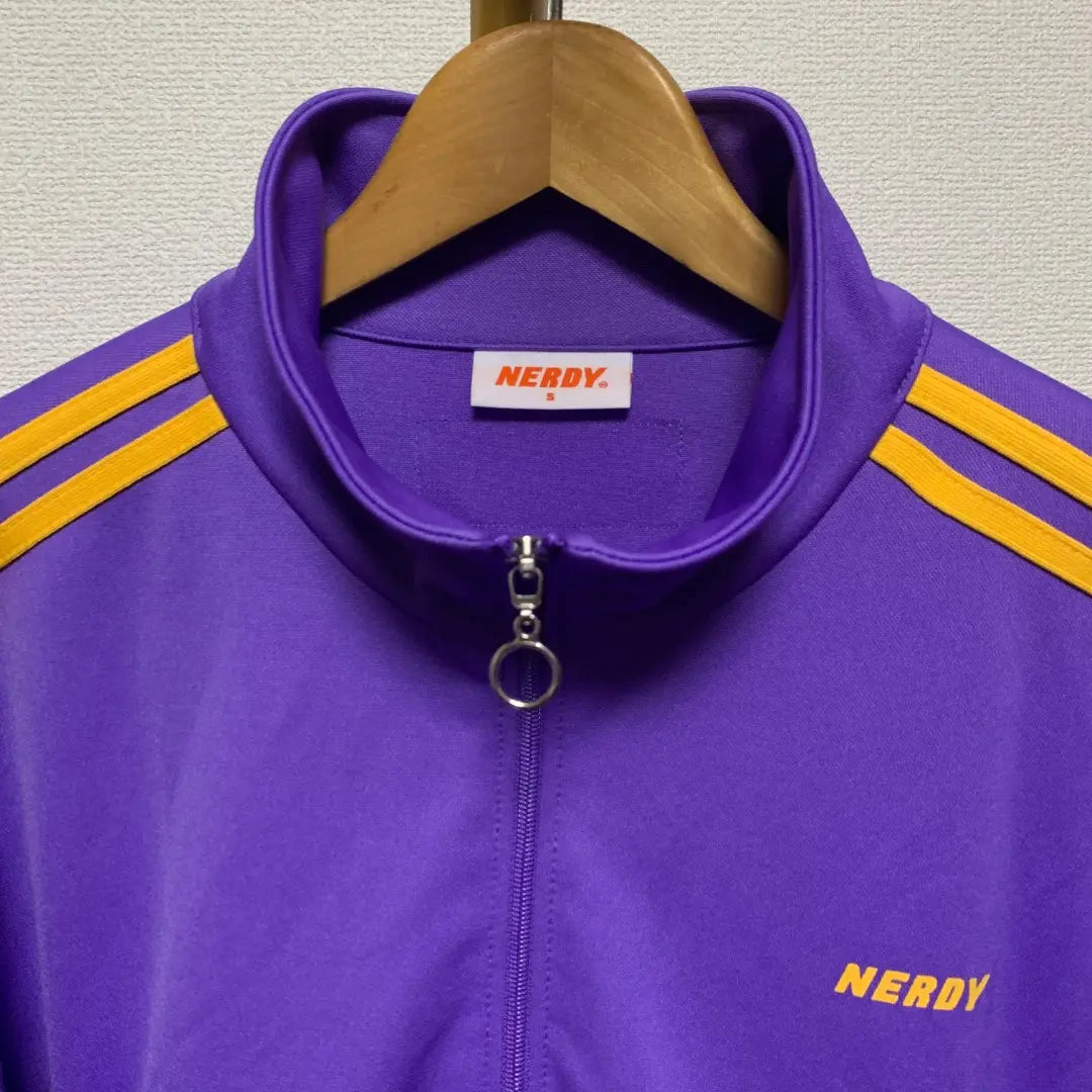 NERDY Track Jacket S Purple Purple Jersey K-POP