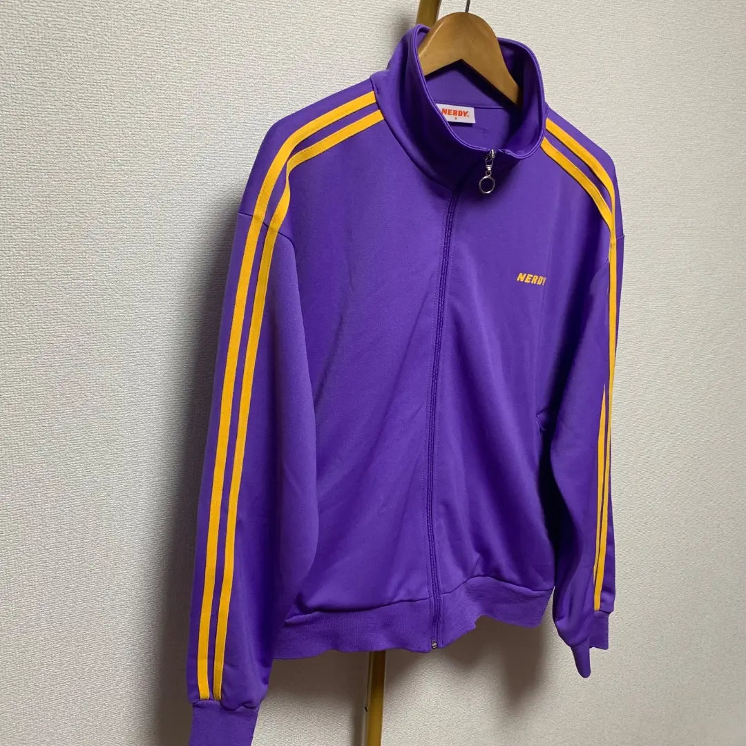 NERDY Track Jacket S Purple Purple Jersey K-POP