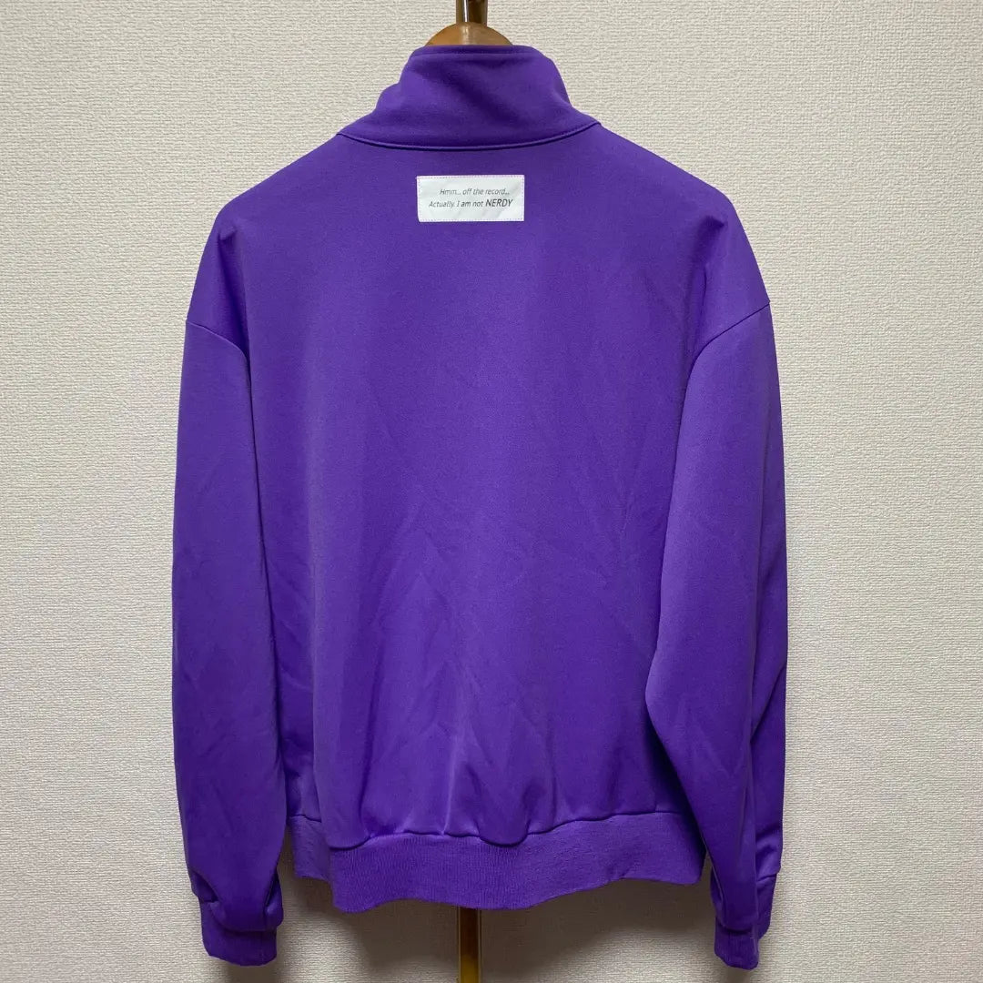 NERDY Track Jacket S Purple Purple Jersey K-POP