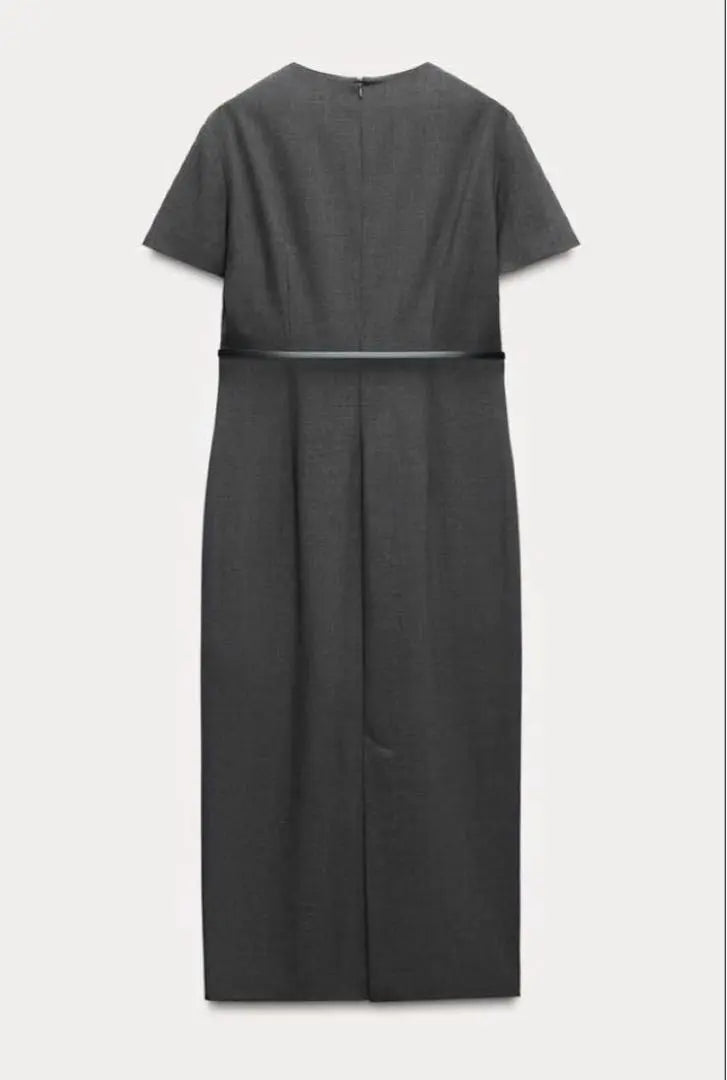 New ZARA beautiful silhouette! Long dress with belt S Sold out this season!