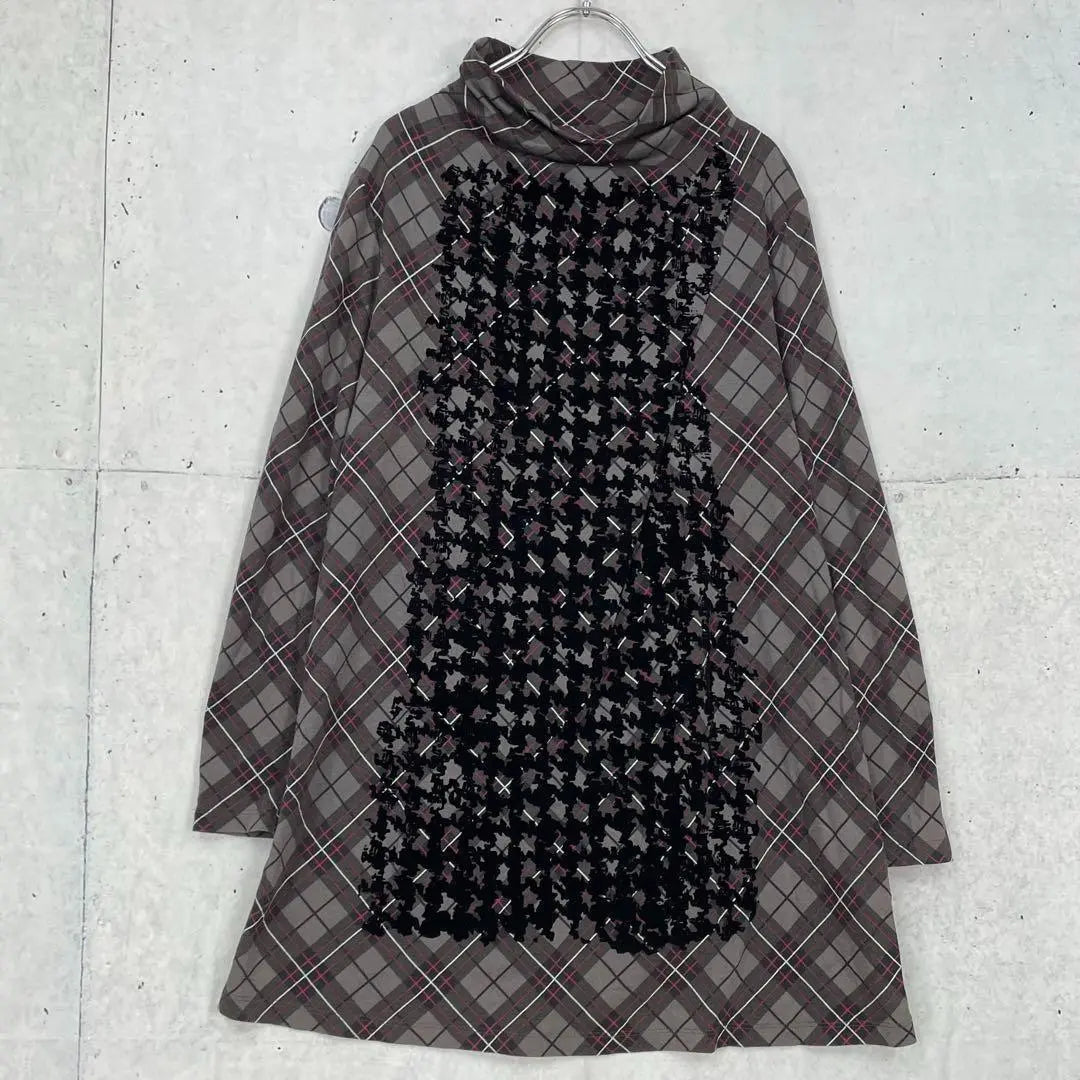 ☆ A328 [HIROKO BIS] L equivalent tunic A line high neck