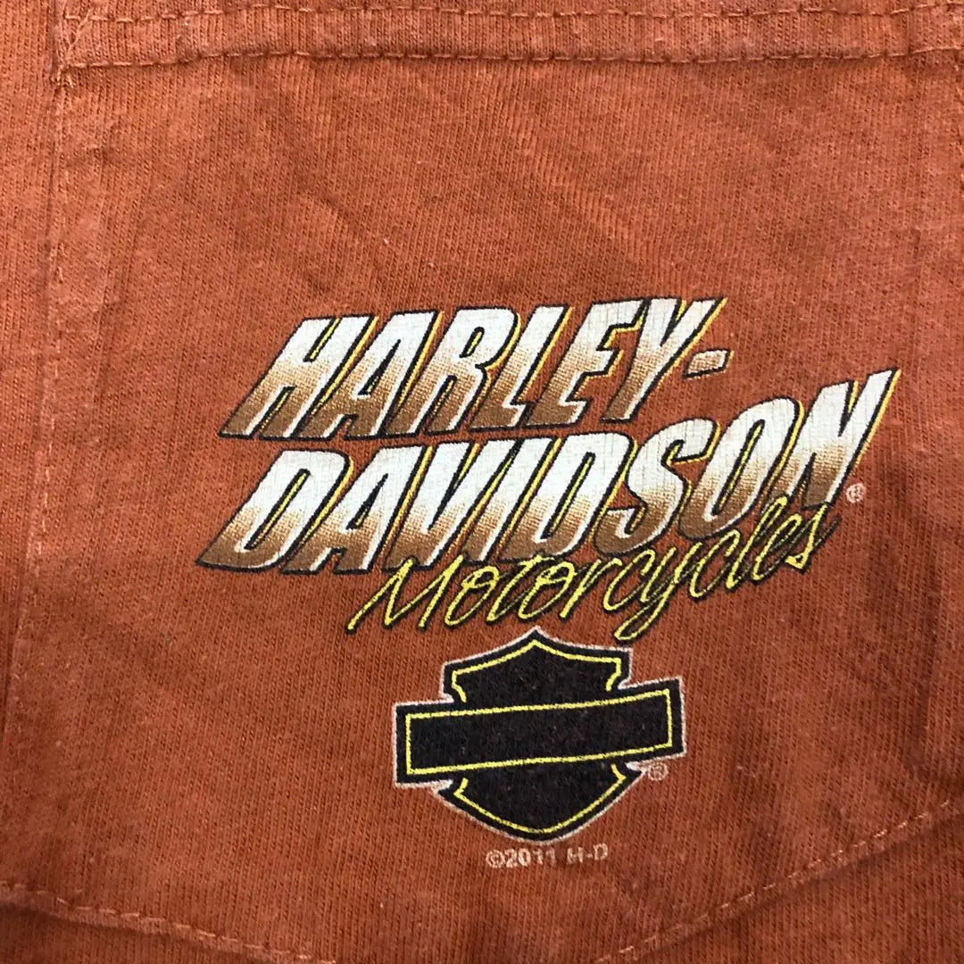 T3278 HARLEY-DAVIDSON Sleeveless American casual second-hand clothing