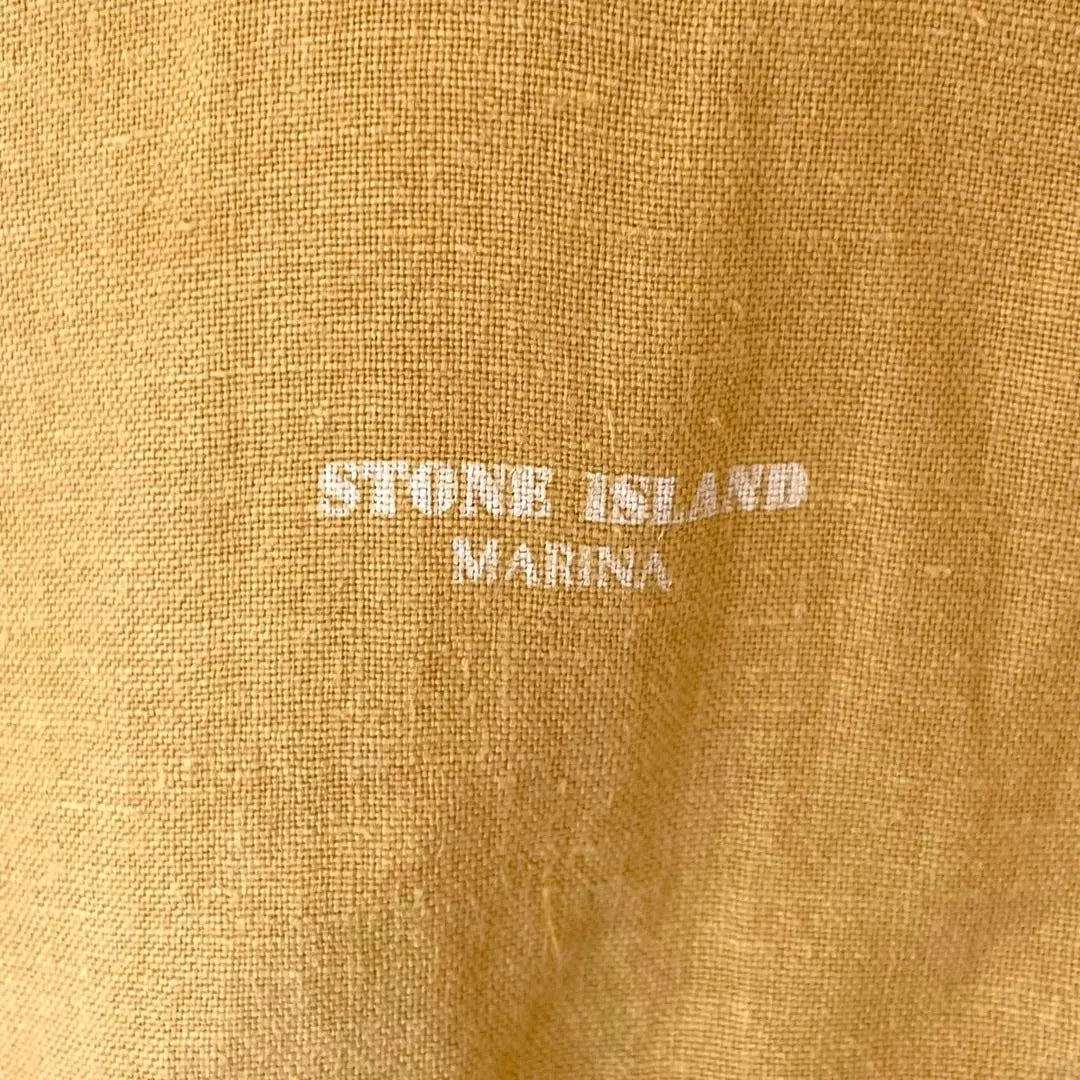 ✨STONE ISLAND MARINA [M] Manga larga, fabricado en Italia, 100% lino