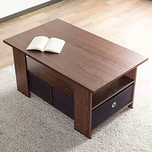 278 Center table Low table Wooden table with storage box