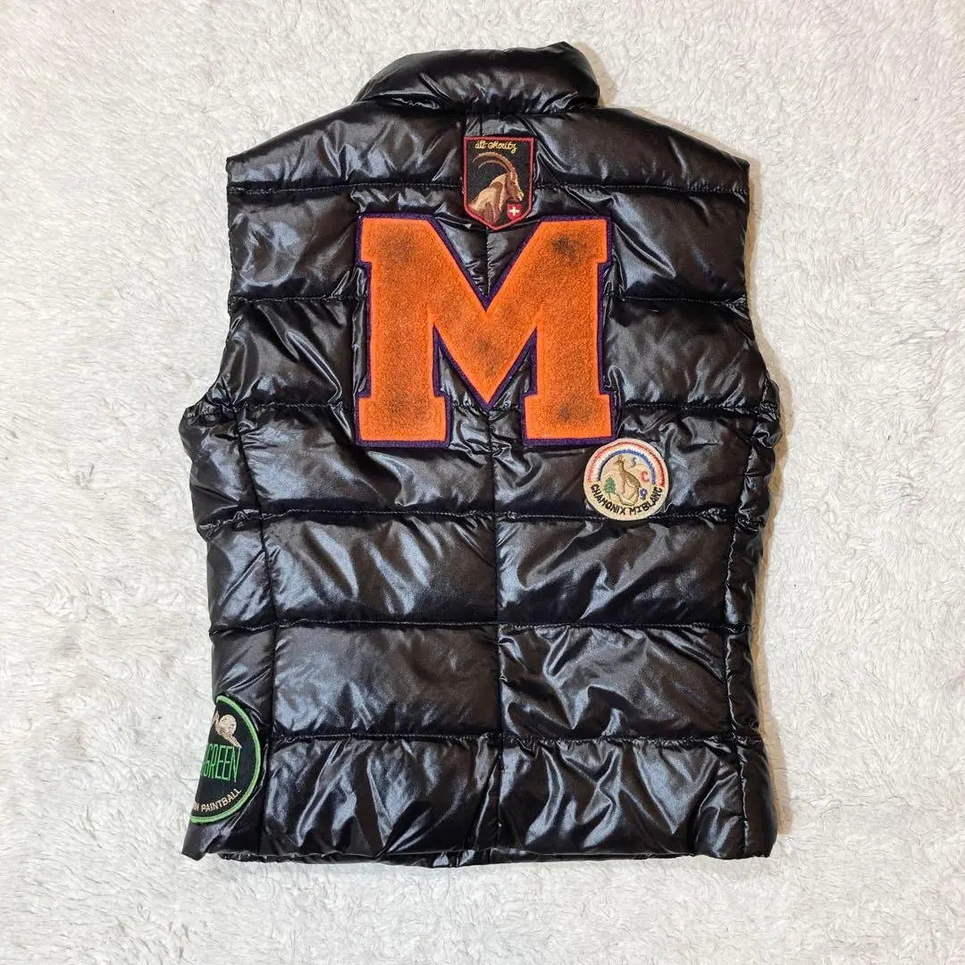 [Unused grade ☆ Rare] Moncler K2 special patch down vest Shiny