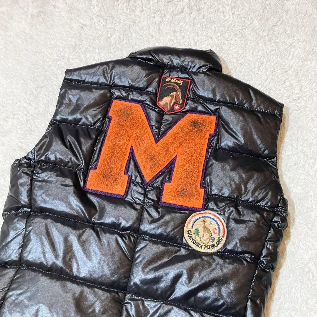 [Unused grade ☆ Rare] Moncler K2 special patch down vest Shiny