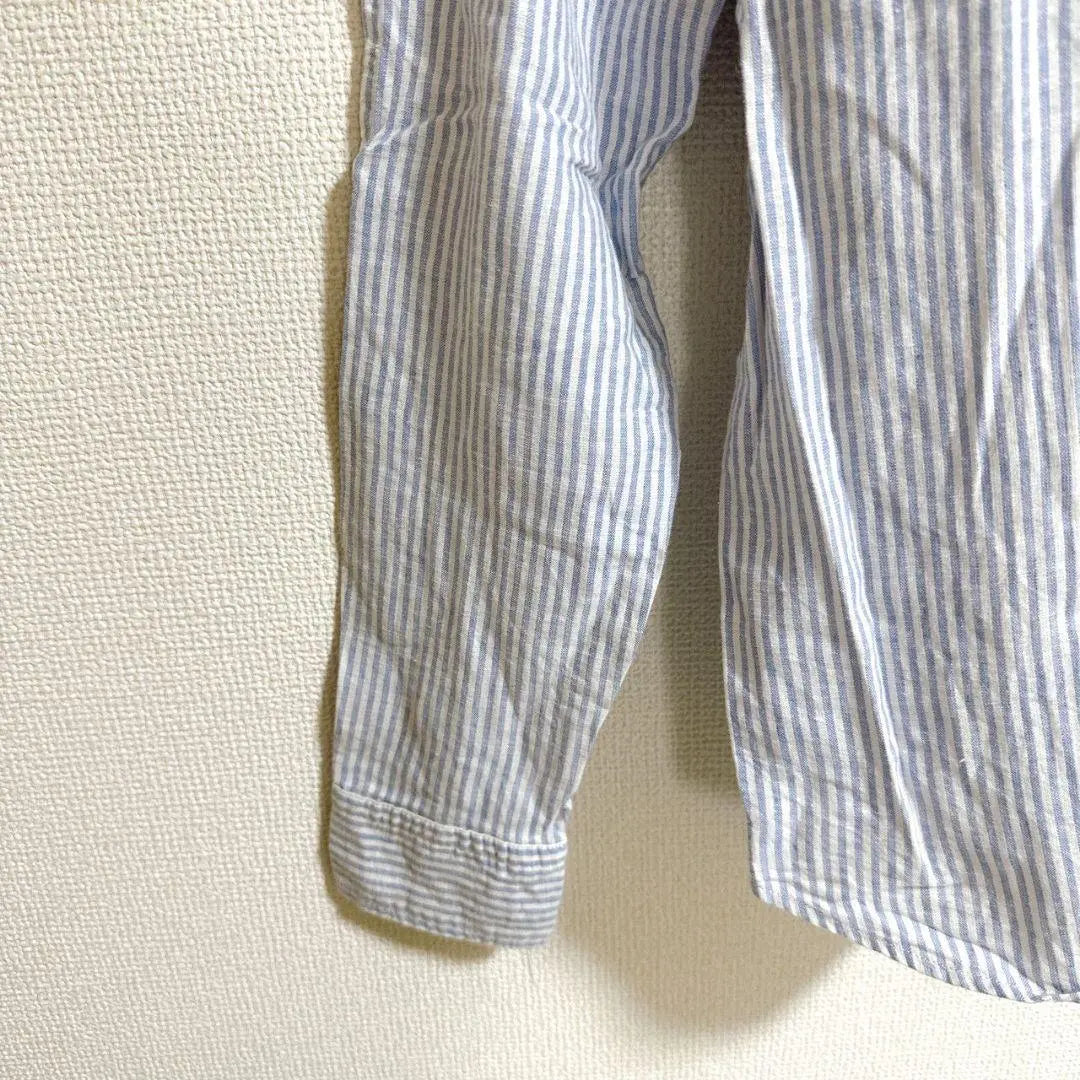 VG [M] Shirt, Dress Shirt, Striped Pattern, Paisley Pattern, Chest Pocket