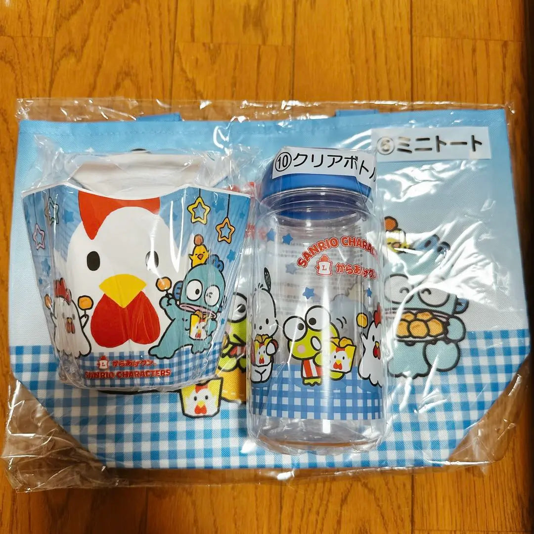 Sanrio Sanrio Winning Lottery Hangyodong Karaagekun Lawson 3-piece set