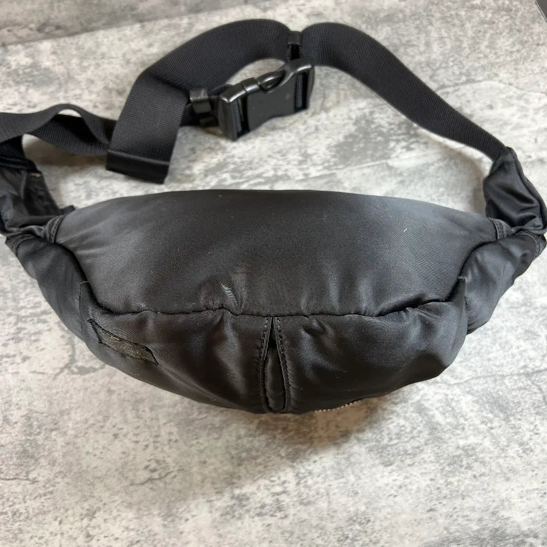 Good condition [Porter] Body bag Tanker Waist bag Black