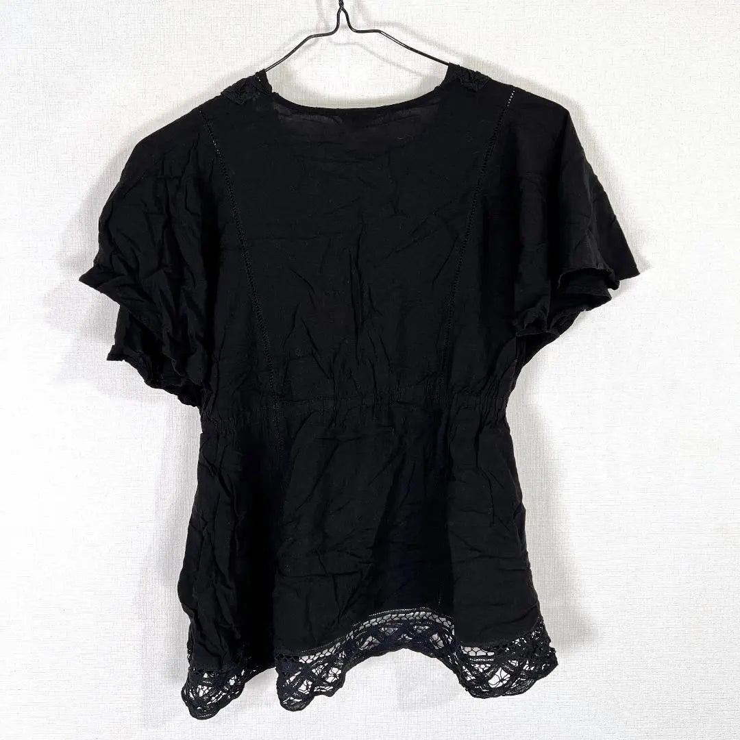 [apart by lowrys] Black, short sleeve tunic for women