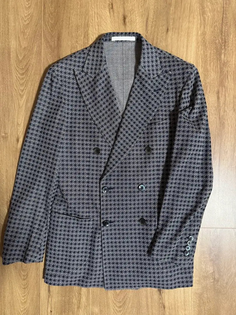 Five One Checkered Double Breasted Jacket