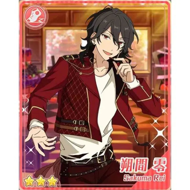 Nuevo ★Ensemble Stars ★UNDEAD [Sakuma Rei] Insignia de lata de chocolate estimulante ★ | 新品★あんスタ★UNDEAD【朔間零】刺激チョコ★缶バッジ