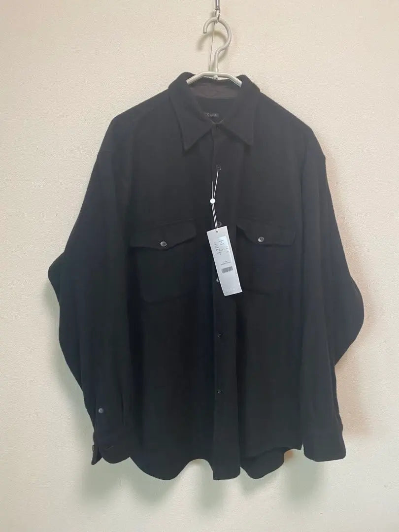 24aw unused comoli wool cashmere C.P.O shirt size 3