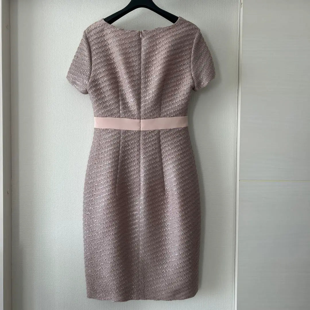 New Escada Sports Tweed Dress Pink Beige Escada 36 is No. 9