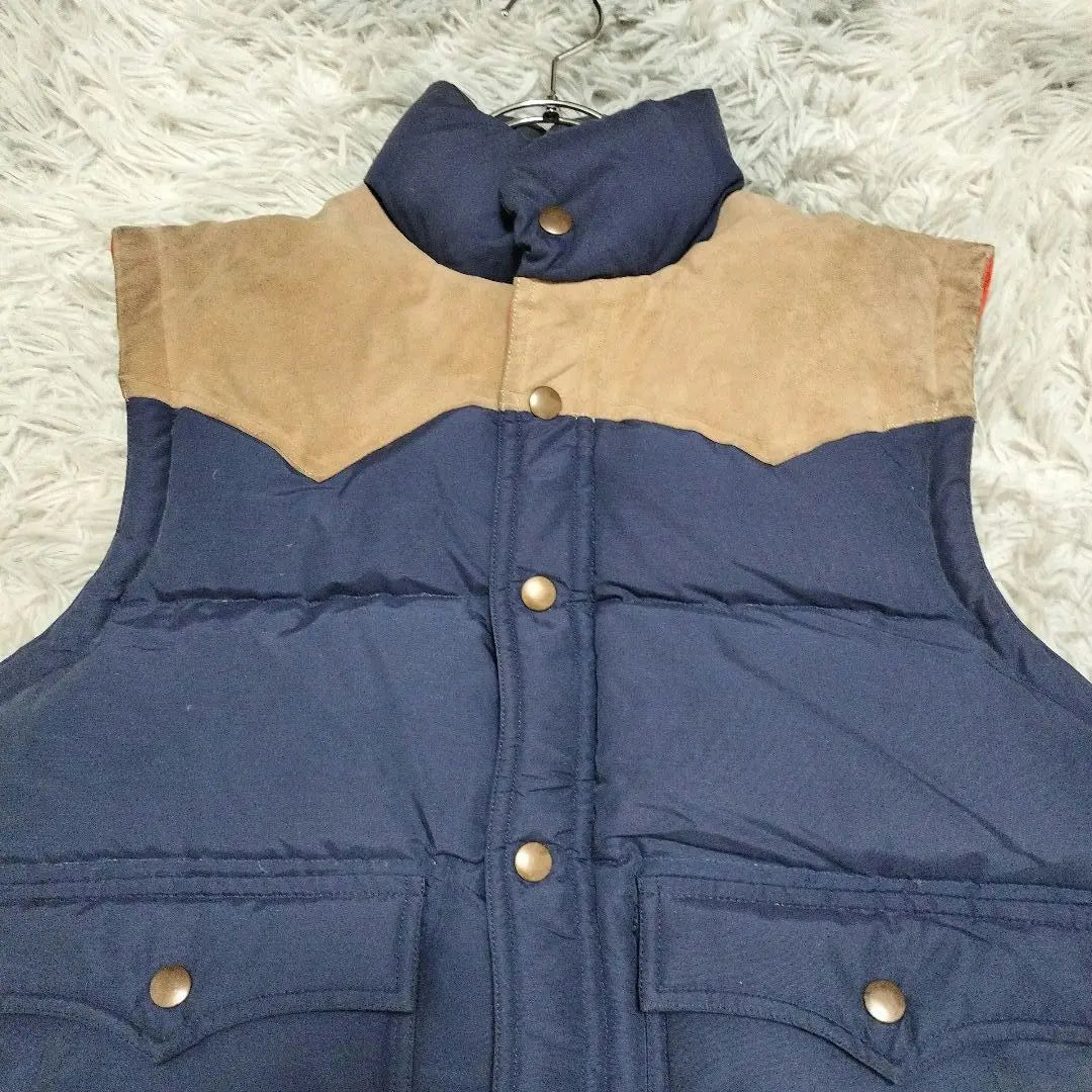 [Goldwin] Down vest (S) down 100% Vintage parchment | 【ゴールドウィン】ダウンベスト（S）ダウン100% ヴィンテージ 羊皮