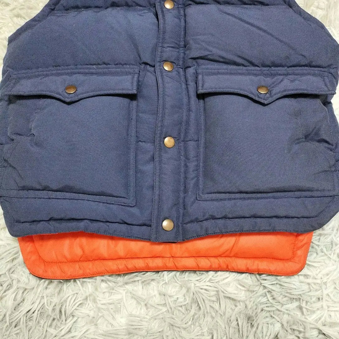 [Goldwin] Down vest (S) down 100% Vintage parchment | 【ゴールドウィン】ダウンベスト（S）ダウン100% ヴィンテージ 羊皮