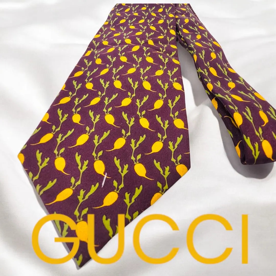 [Popular] Gucci Vegetable Pattern Tie