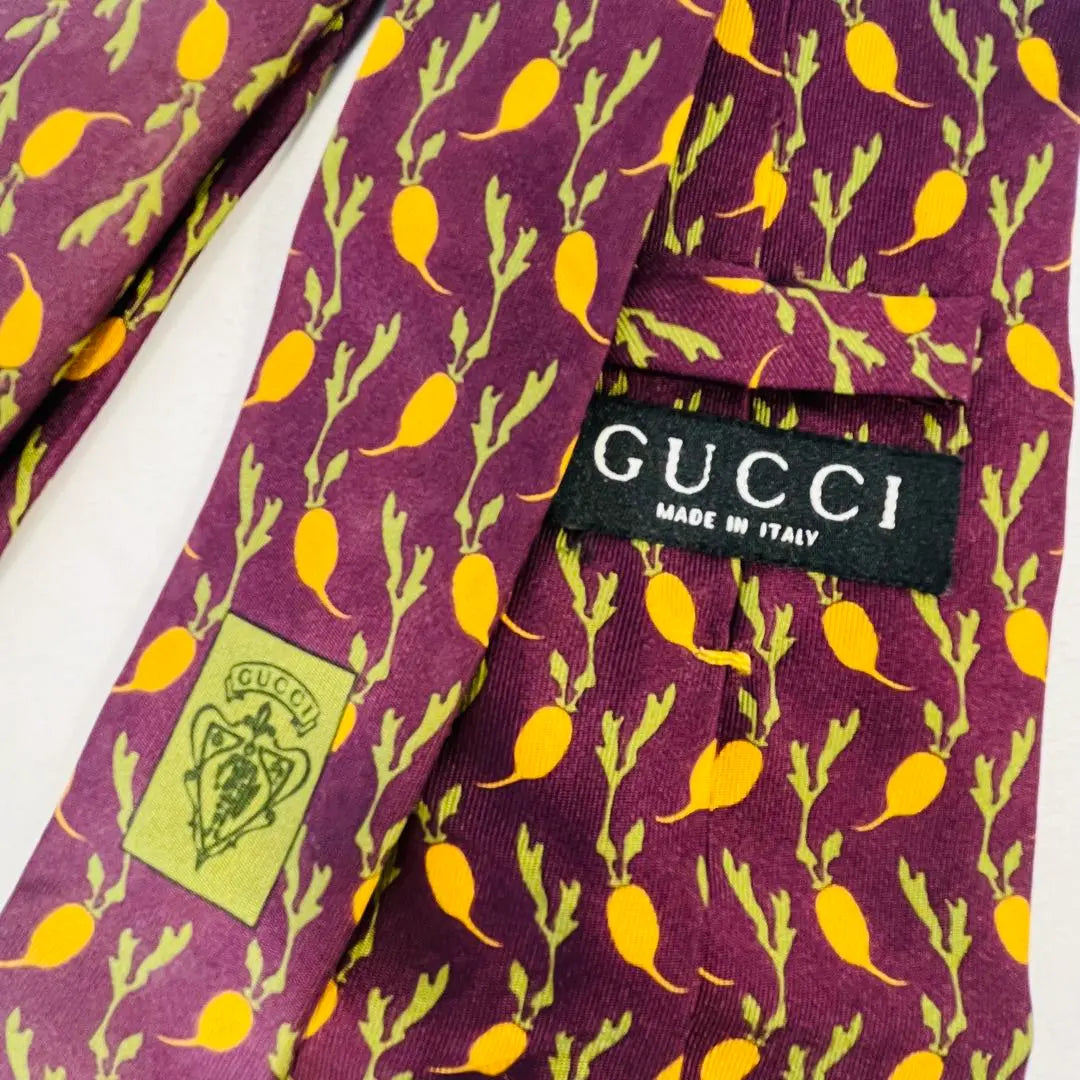 [Popular] Gucci Vegetable Pattern Tie