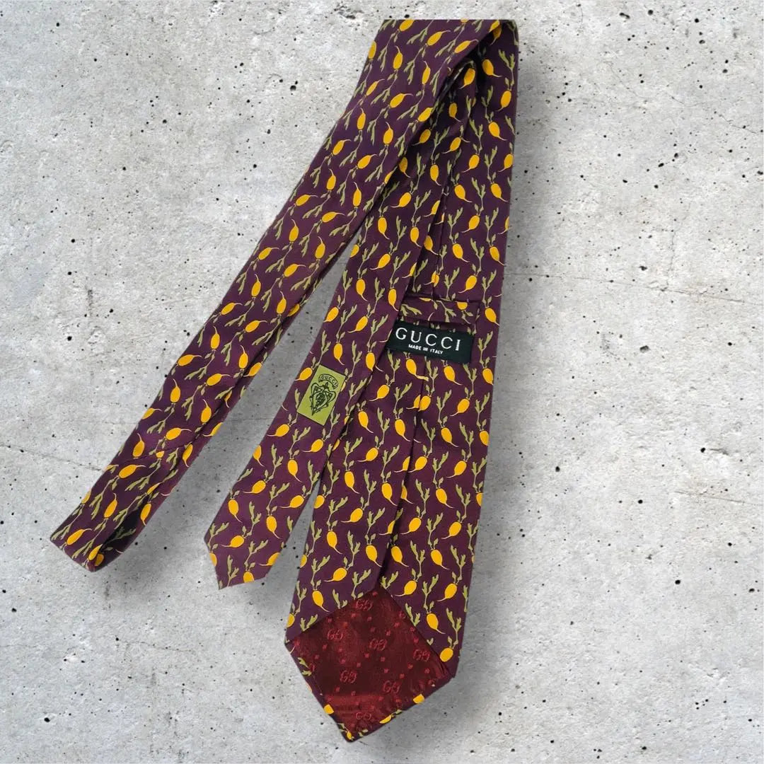 [Popular] Gucci Vegetable Pattern Tie