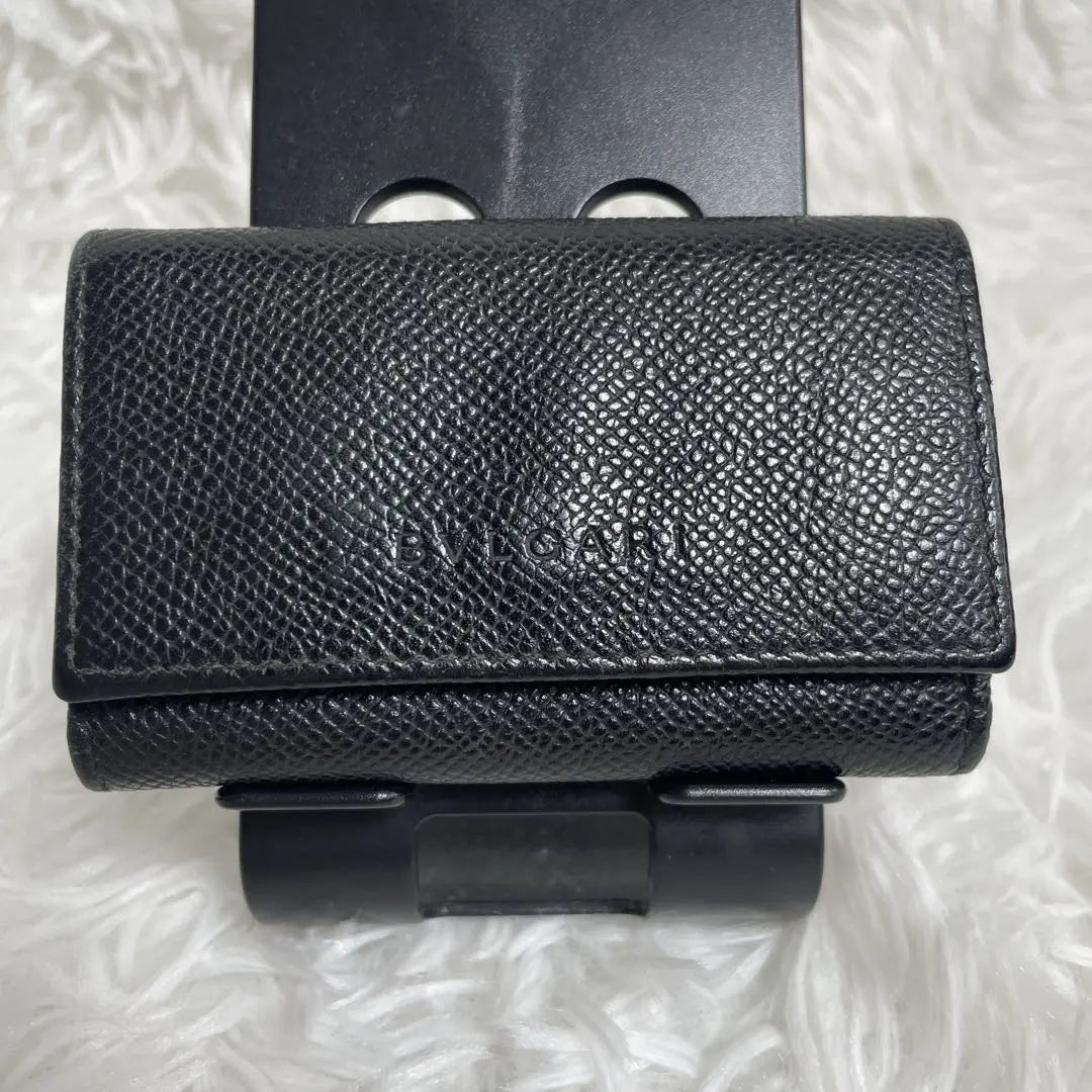 BVLGARI Bulgari key case chain leather