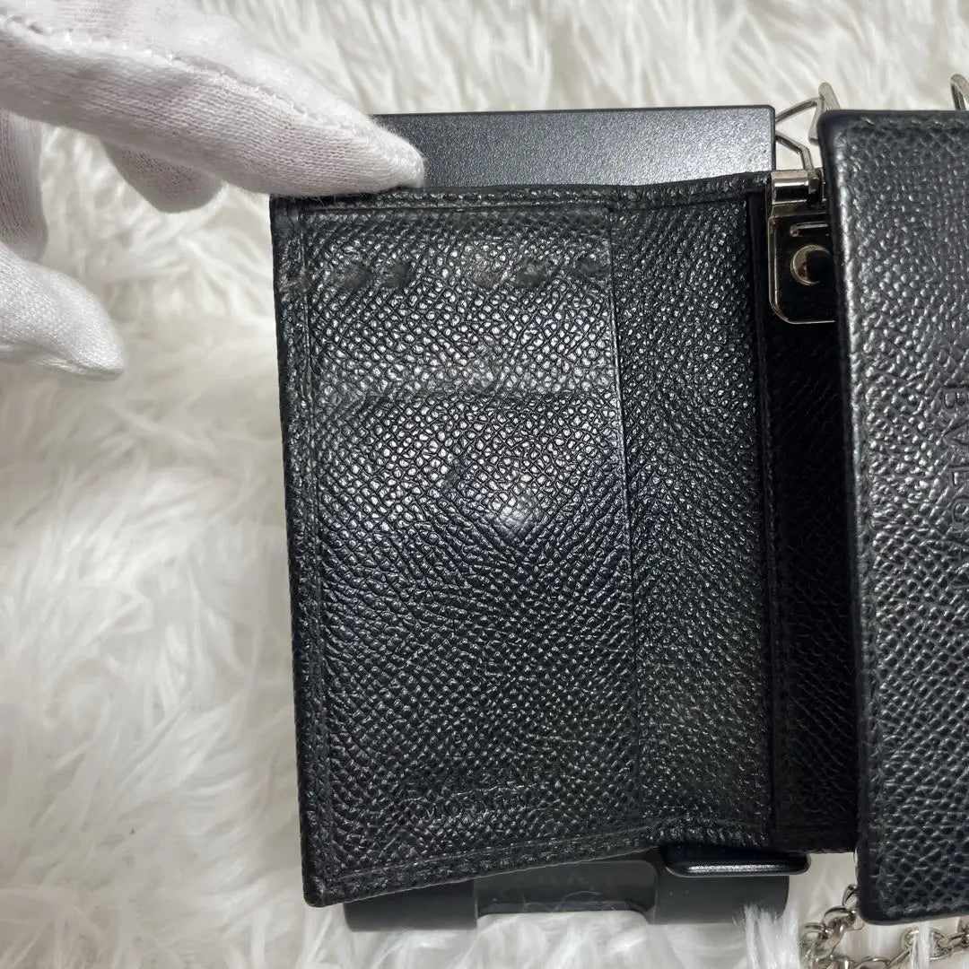 BVLGARI Bulgari key case chain leather