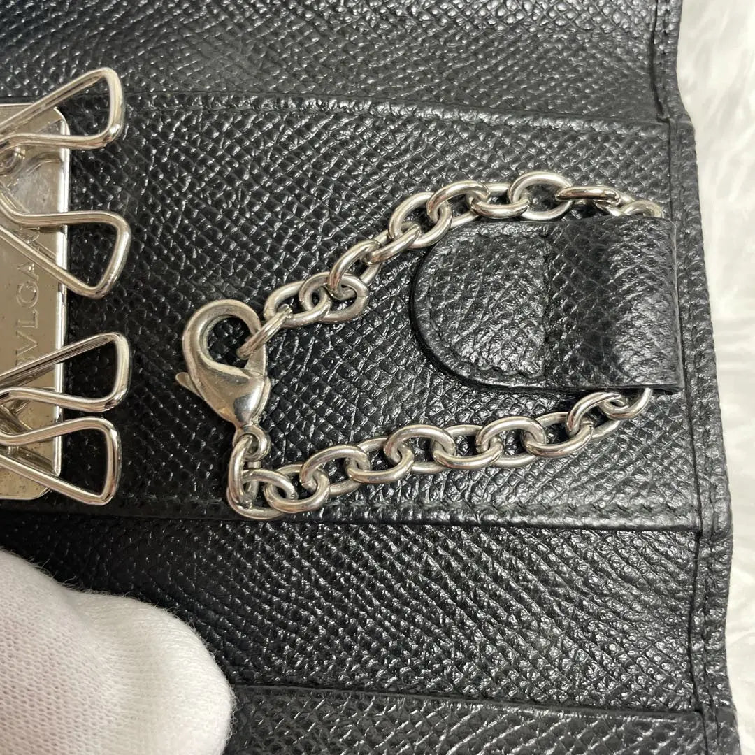 BVLGARI Bulgari key case chain leather