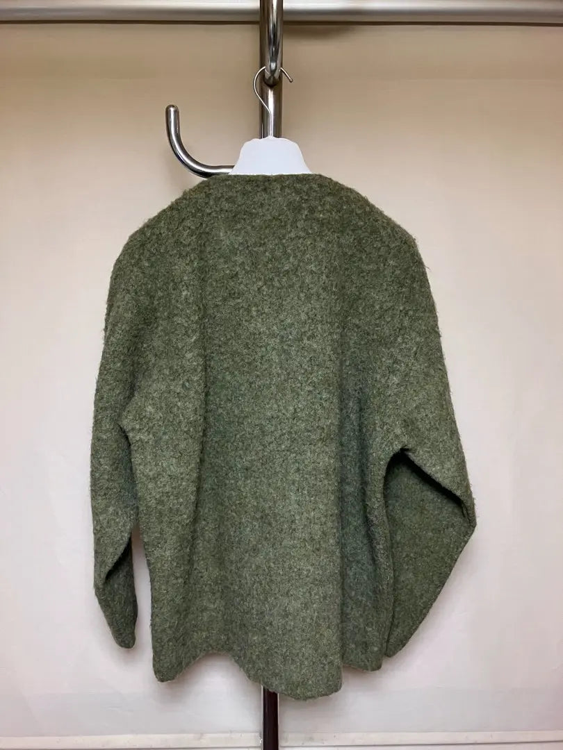 New 46 24AW OUR LEGACY Mohair Cardigan Green 17402