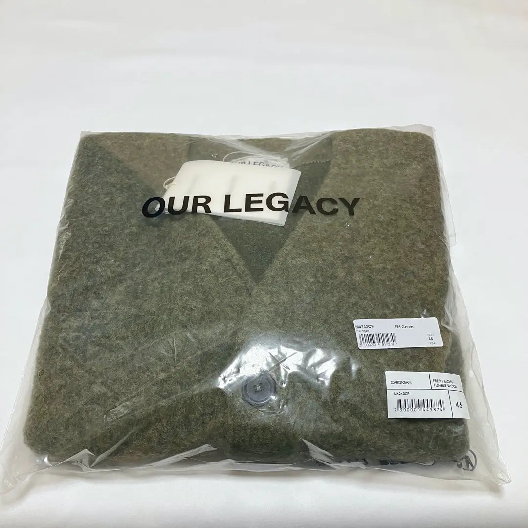 New 46 24AW OUR LEGACY Mohair Cardigan Green 17402