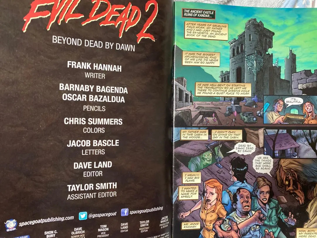 EVIL DEAD 2 #1 Halloween exclusive American comic leaf