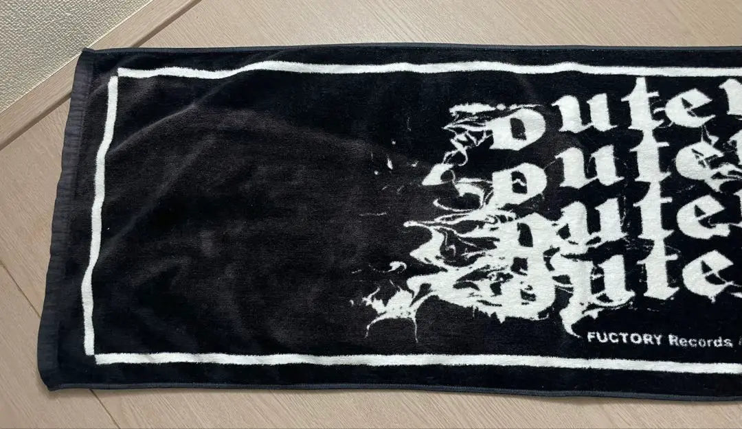 Rare Rare I've OUTER KOTOKO Logo Towel Live Goods Black