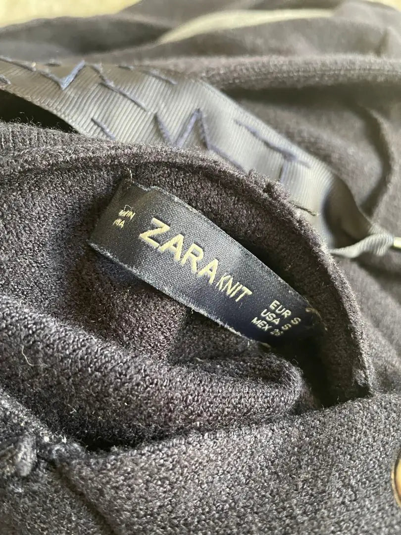 [ZARA] Food Parka with Bijoux Knit