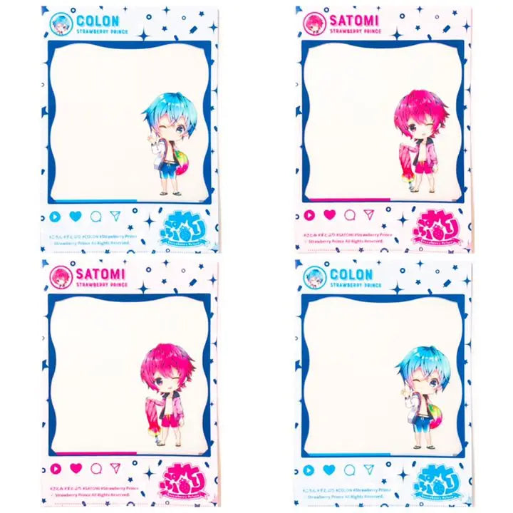 New ★Stupuri [Koron & Satomi] Clear File ★Swimsuit ver. ★4-piece set