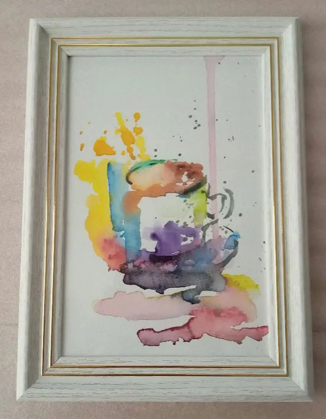 ♾️【One-of-a-kind original art】Postcard art (framed)