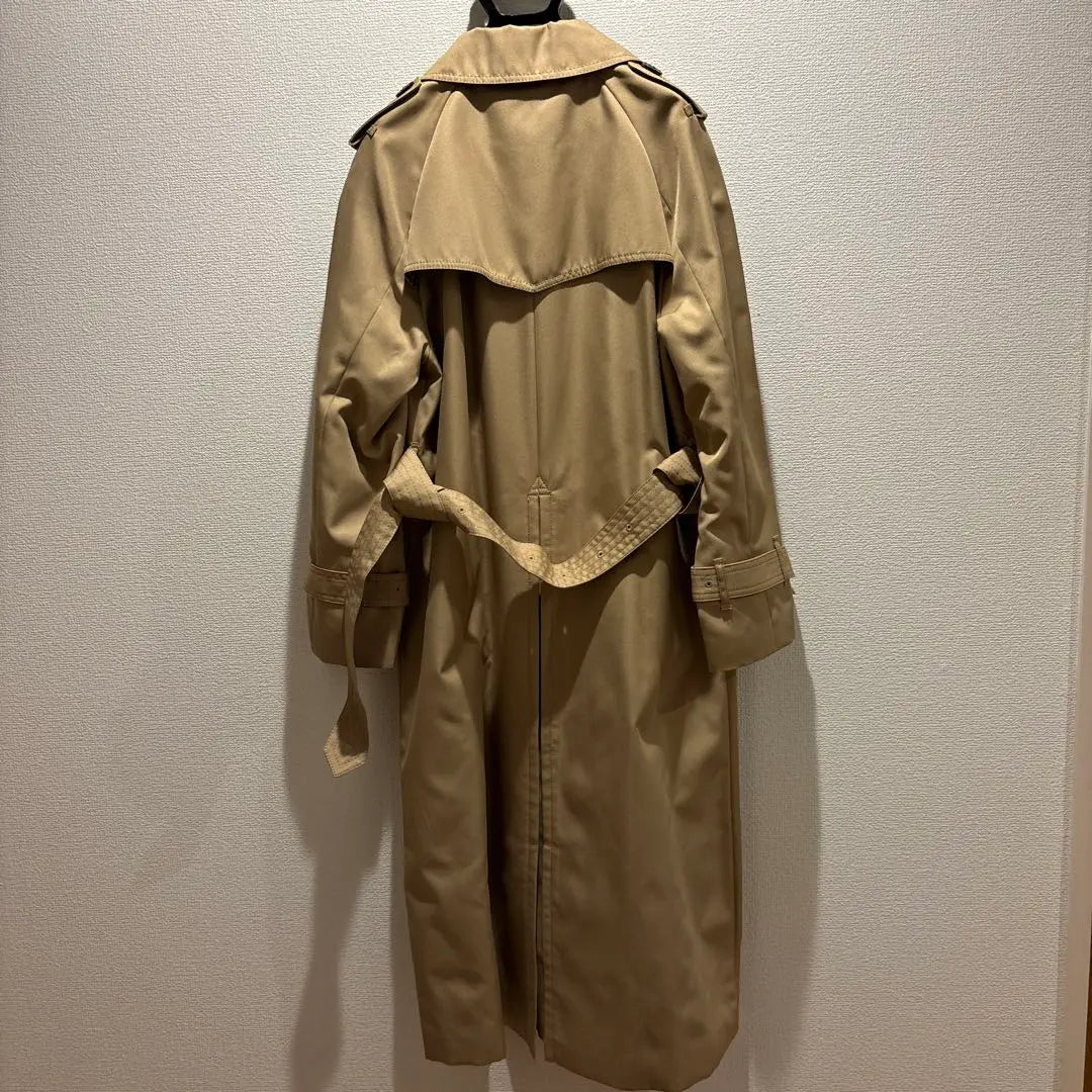 New trench coat long beige ladies check | 新品　トレンチコート　長め　ベージュ　レディース　　チェック