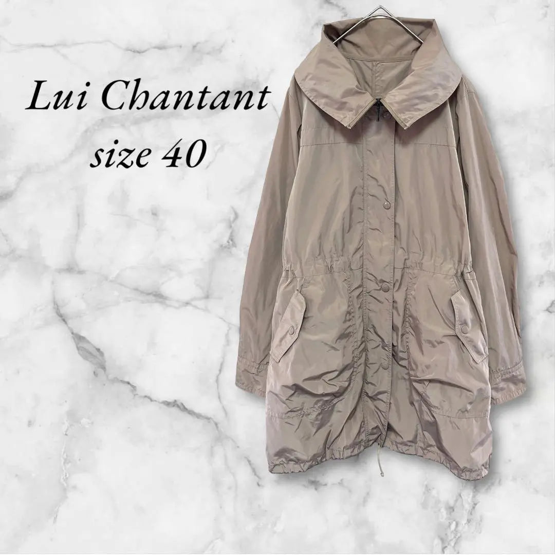 Lui Chantant/L Coat Jumper Lace-up Shaka Shaka Beige